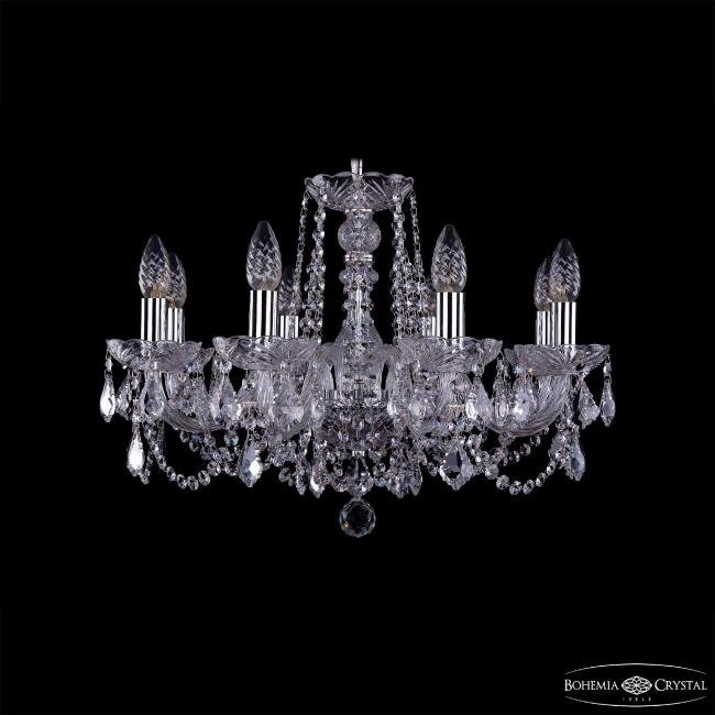 Подвесная хрустальная люстра 1402 Bohemia 1402/8/195 Ni Leafs