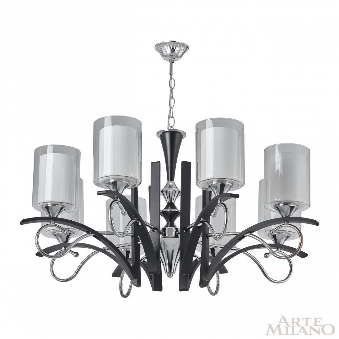 309167/8 Bk/Ni Подвесная люстра Arte Milano Florentia-9167 309167/8 Bk/Ni