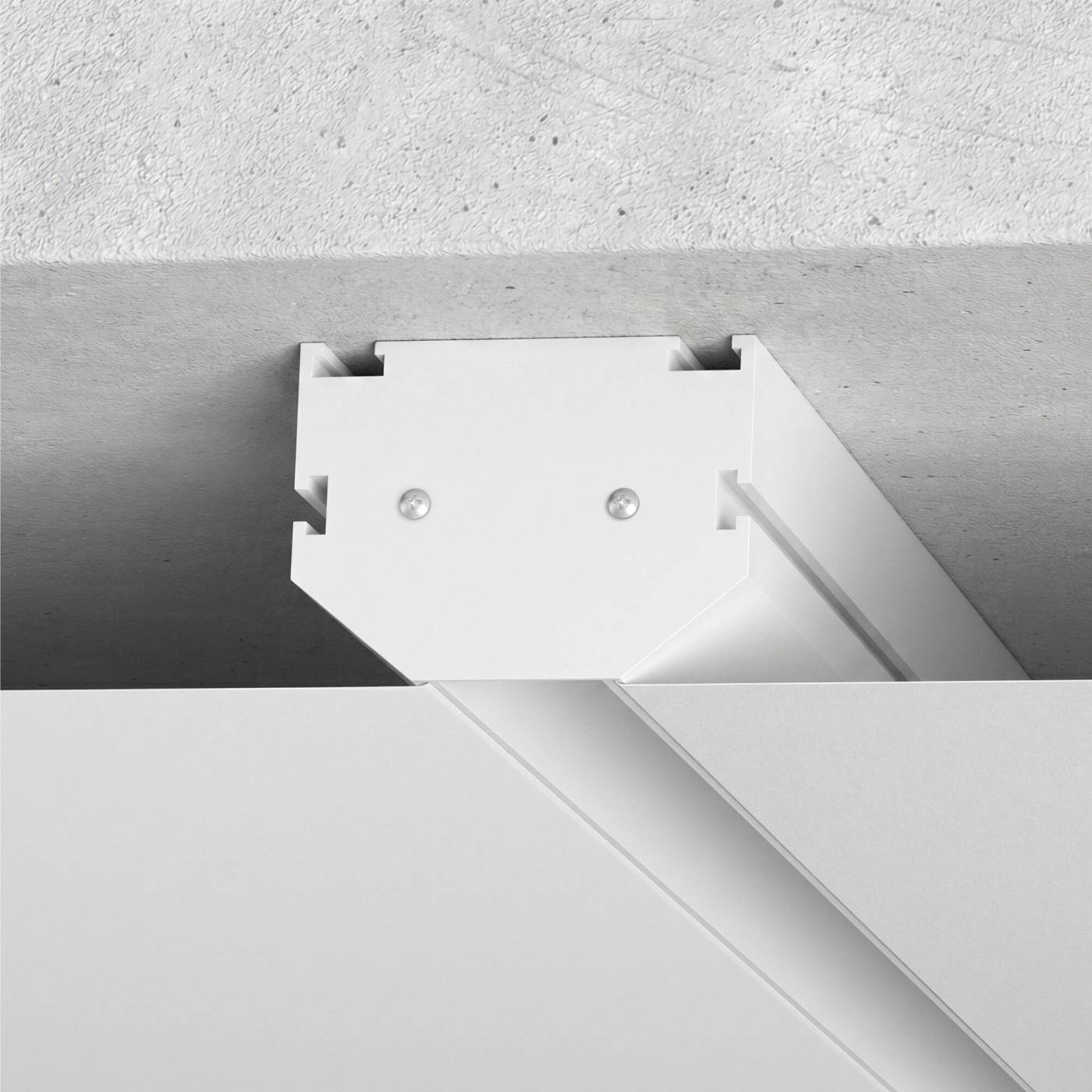 Заглушка Slim Magnetic Elektrostandard Комплект заглушек для шинопровода в натяжной потолок: торцевая и внутренняя (белый) 85233/00_система Слим