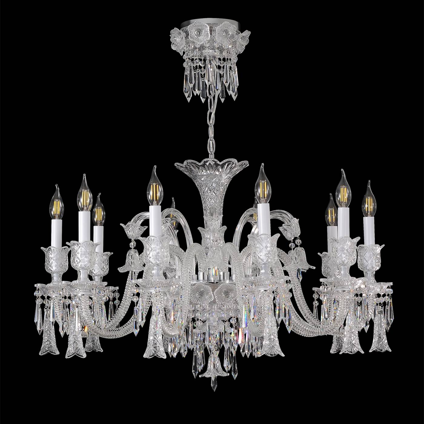 VERSAILLES SP10 CHROME Подвесная люстра VERSAILLES Crystal Lux VERSAILLES SP10 CHROME
