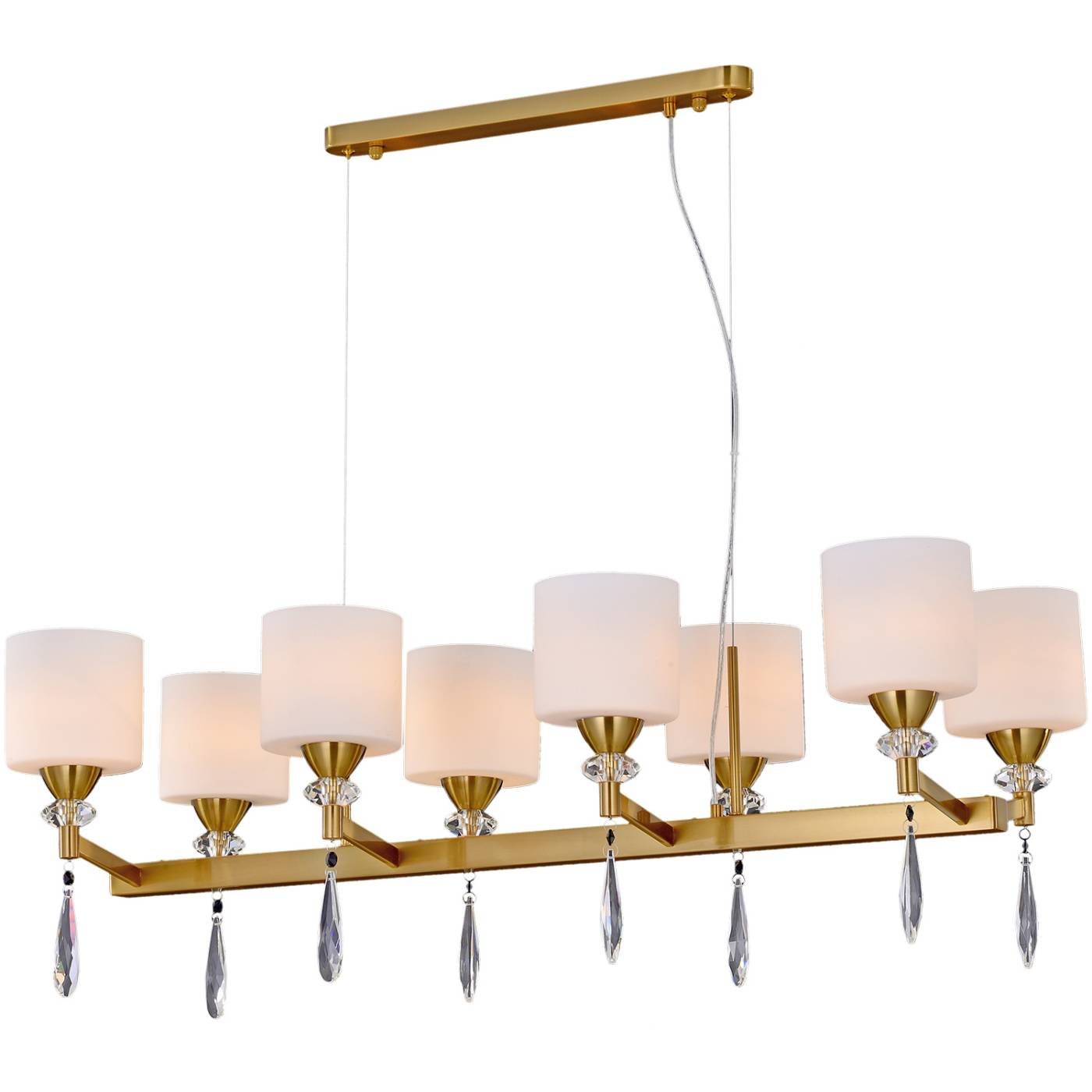 Подвесная люстра ILLUMICO IL5182-8LLS-29 BRASS KELTIC