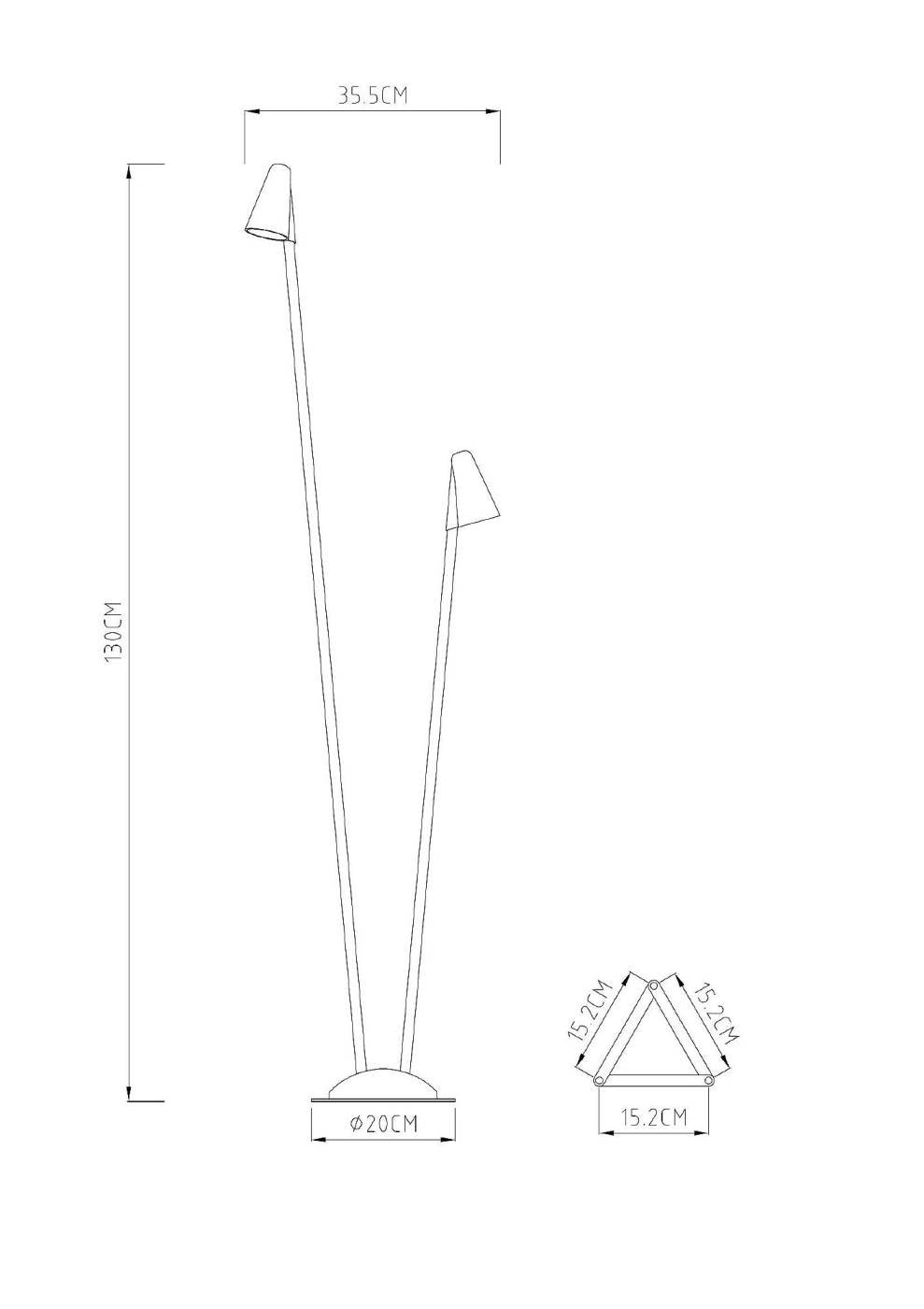 Уличный наземный светильник Arte Lamp Muphrid A4109PA-2BK