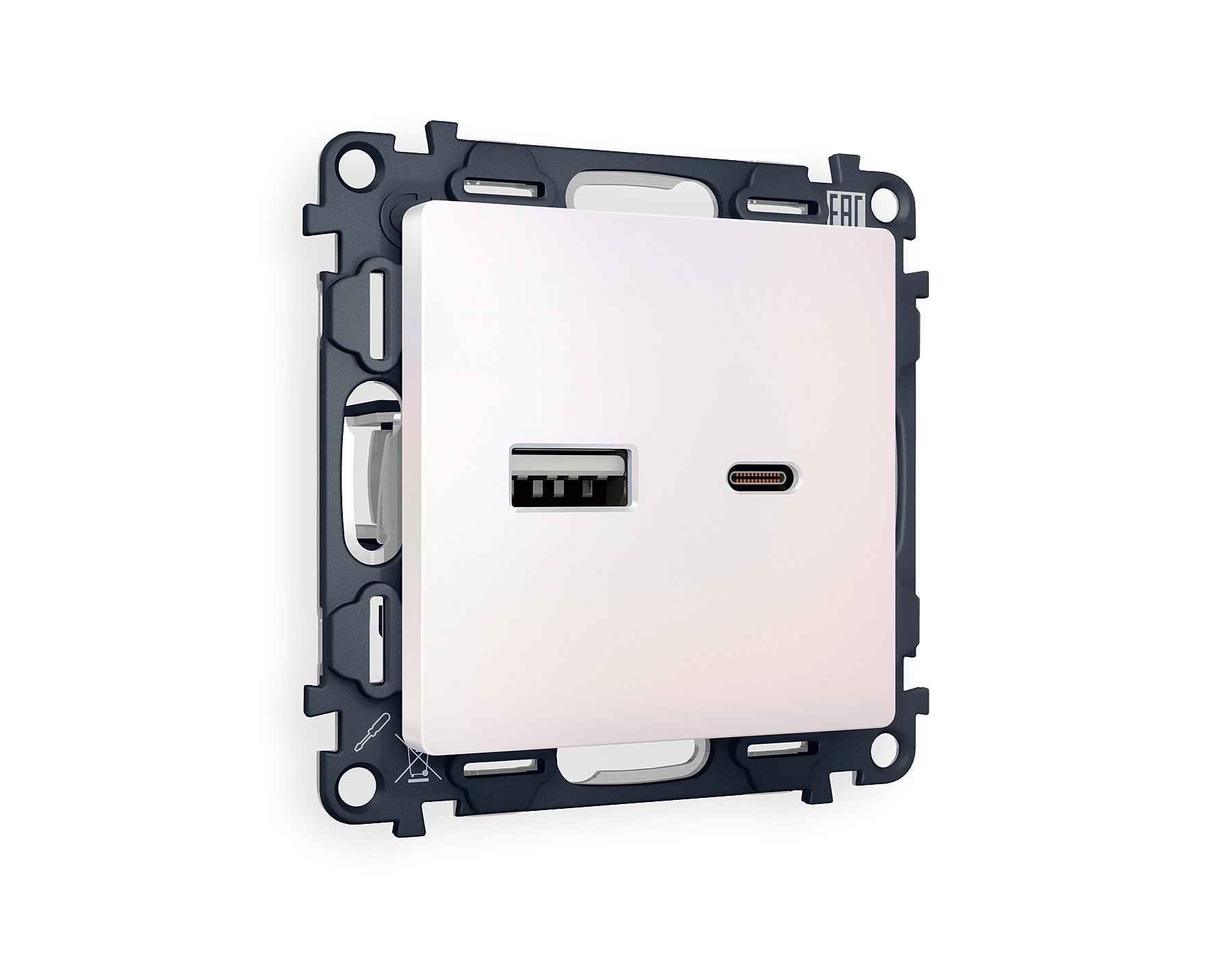 MA211010 Розетка Ambrella Volt ALFA MA211010