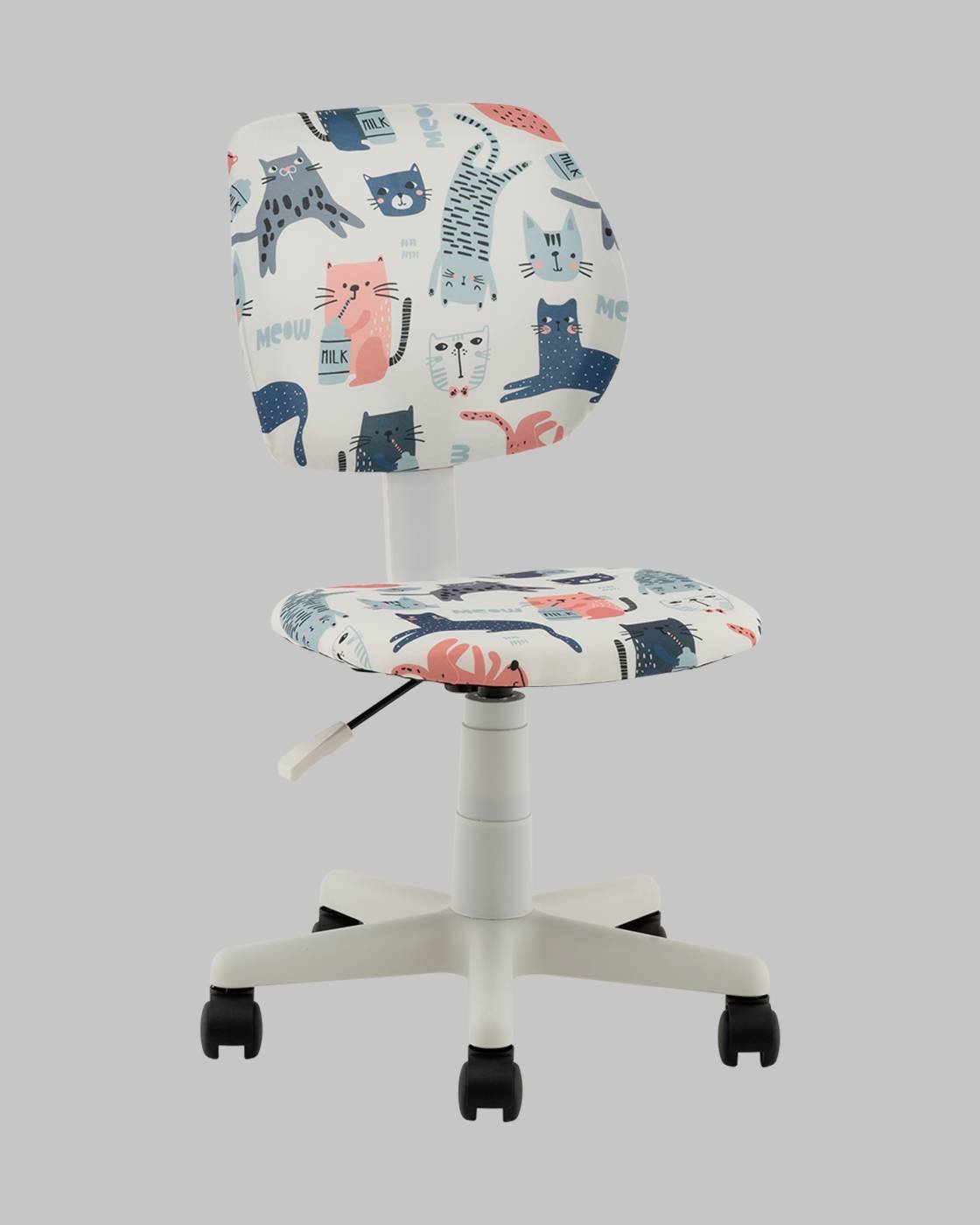 Компьютерное кресло Stool Group ЛОЛО 5256D-W Cats