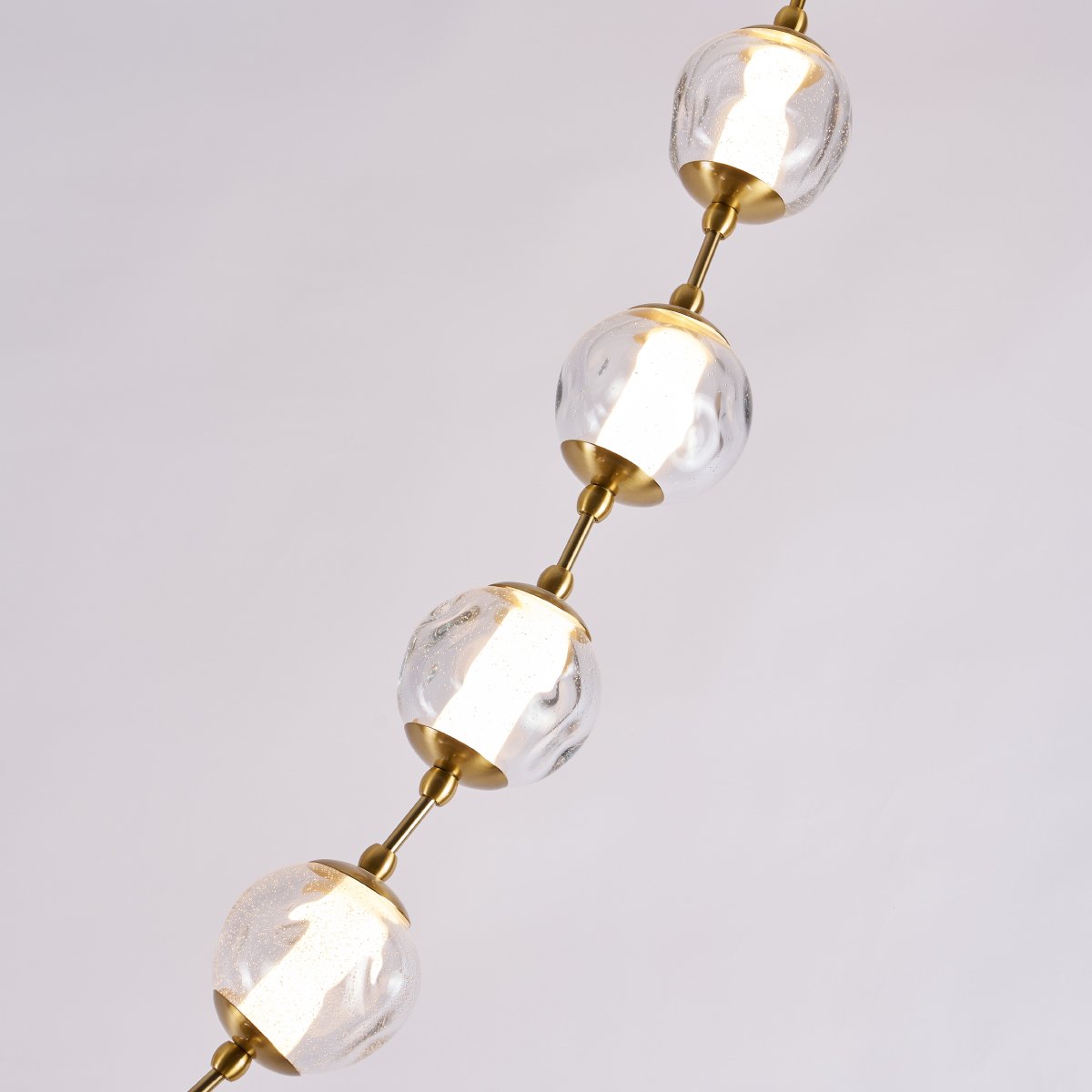 Светильник подвесной Delight Collection OD2437 OD2437A-16 brass/clear