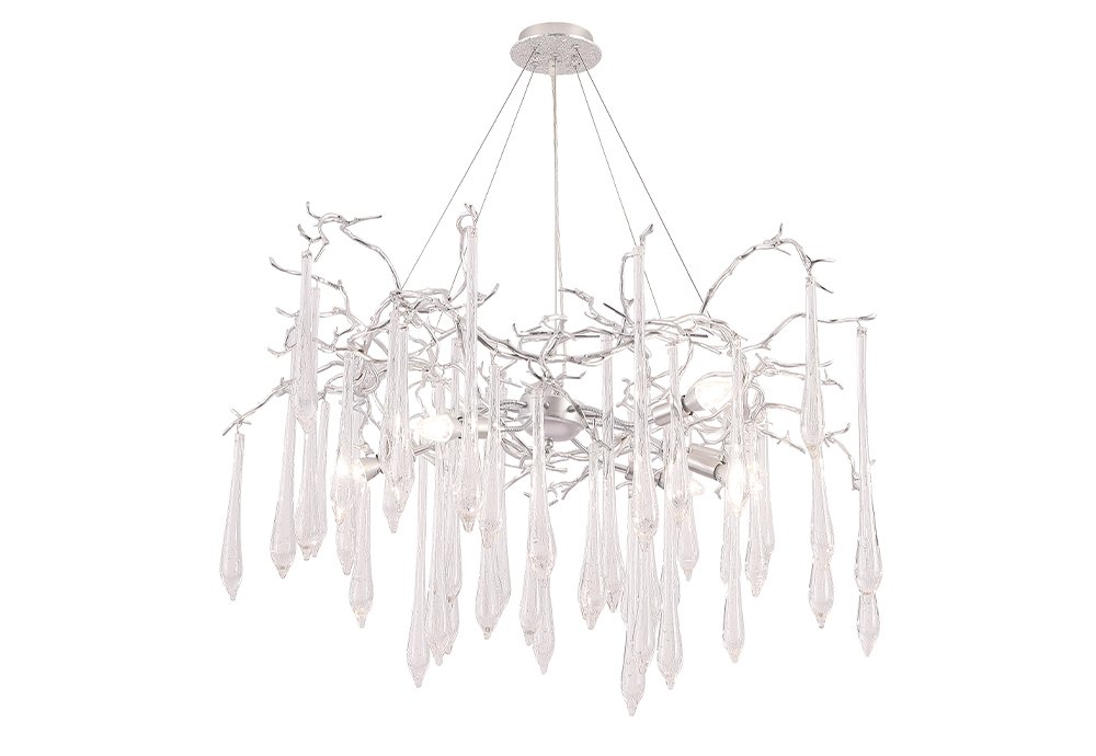 REINA SP8 D1000 SILVER PATINA Подвесная люстра Crystal Lux Reina REINA SP8 D1000 SILVER PATINA