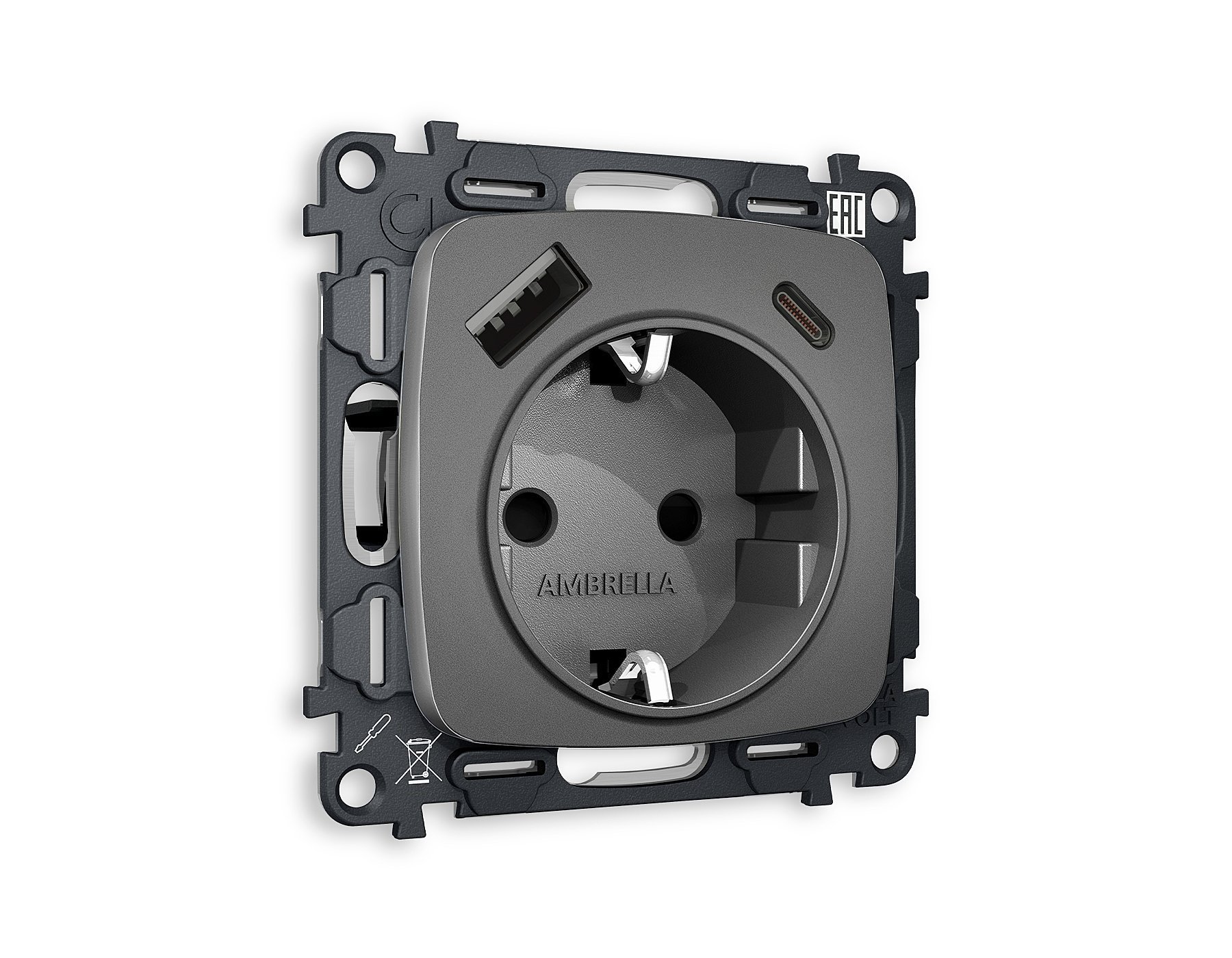 MO660010 Розетка Ambrella Volt OMEGA MO660010