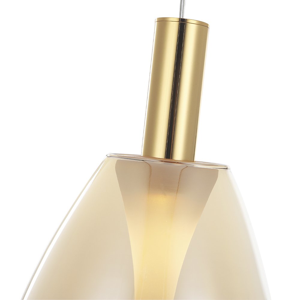 GAUDI SP4W LED AMBER Светильник подвесной Crystal Lux Gaudi GAUDI SP4W LED AMBER