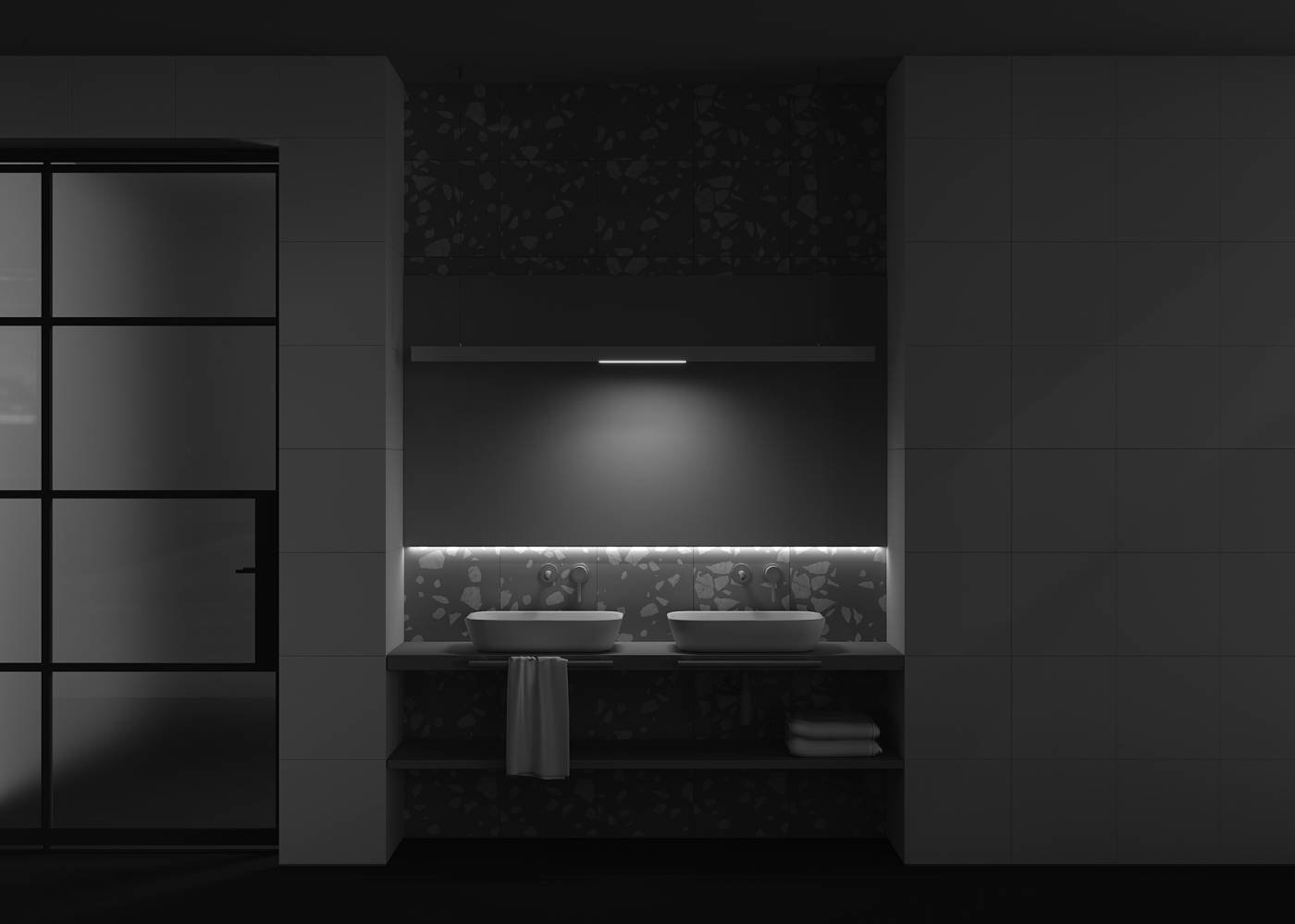 Трековый светильник Maytoni Basis TR030-4-12WTW-DSZ-W