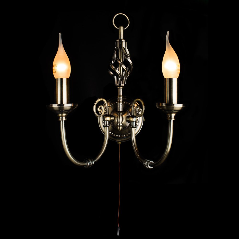 A8392AP-2AB Настенное бра с выключателем Arte Lamp Zanzibar A8392AP-2AB