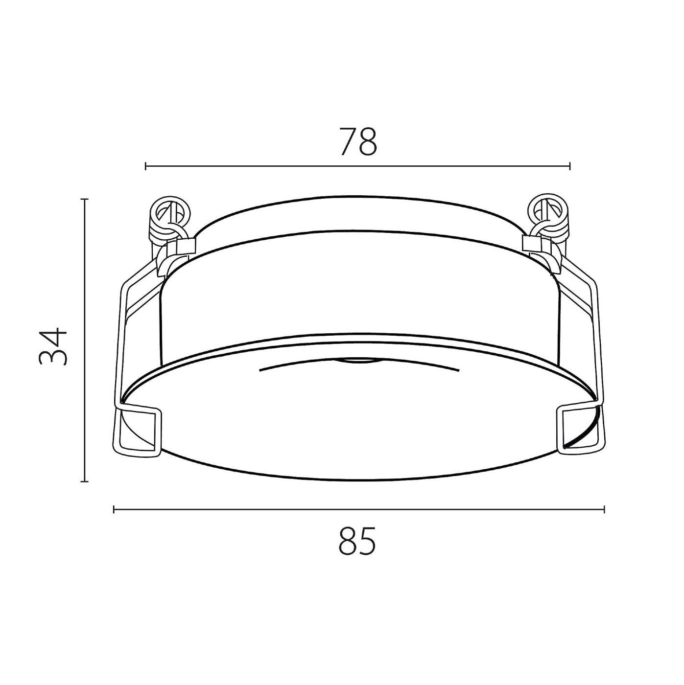 Рамка вогнутая д/светильников 0742х6 Lightstar Spira 074206-11