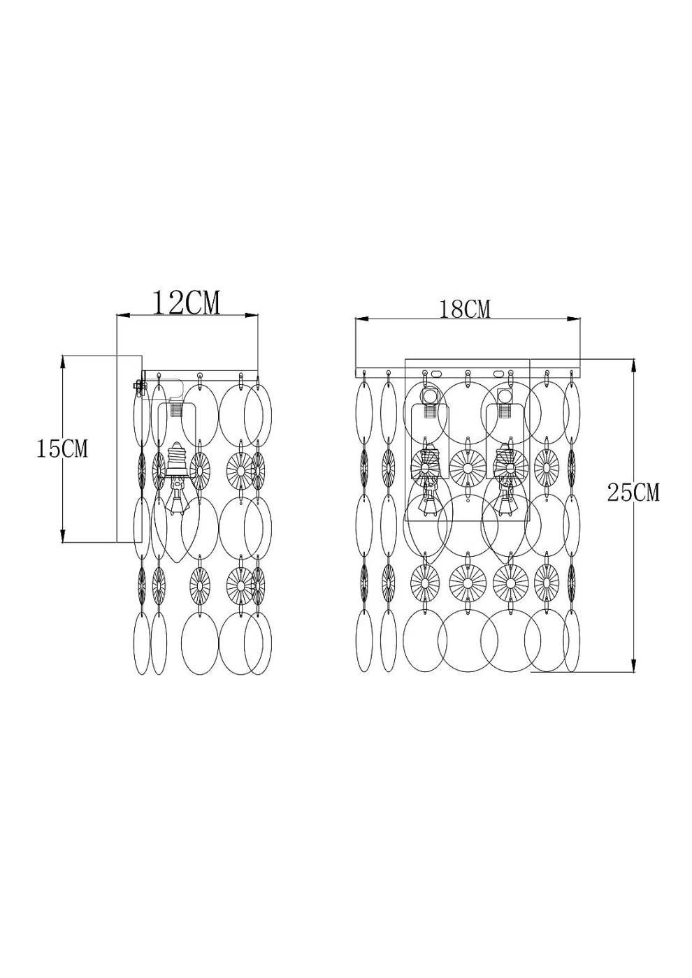 A4041AP-2CC Настенное бра Arte Lamp Pipirima A4041AP-2CC