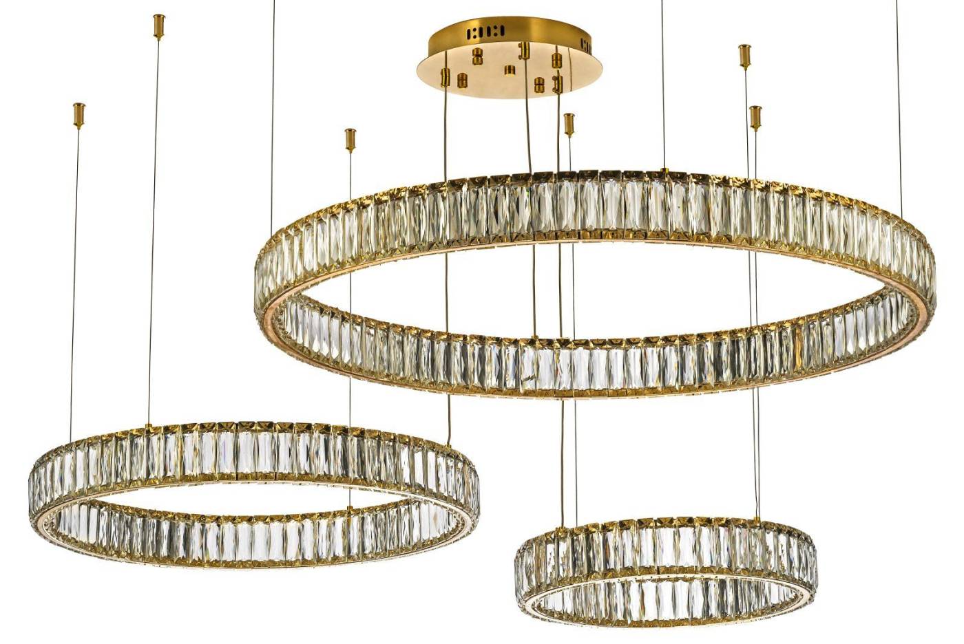 Caneva L 1.5.80+60+40.100 G Подвесная люстра Dio D'Arte Caneva Caneva L 1.5.80+60+40.100 G