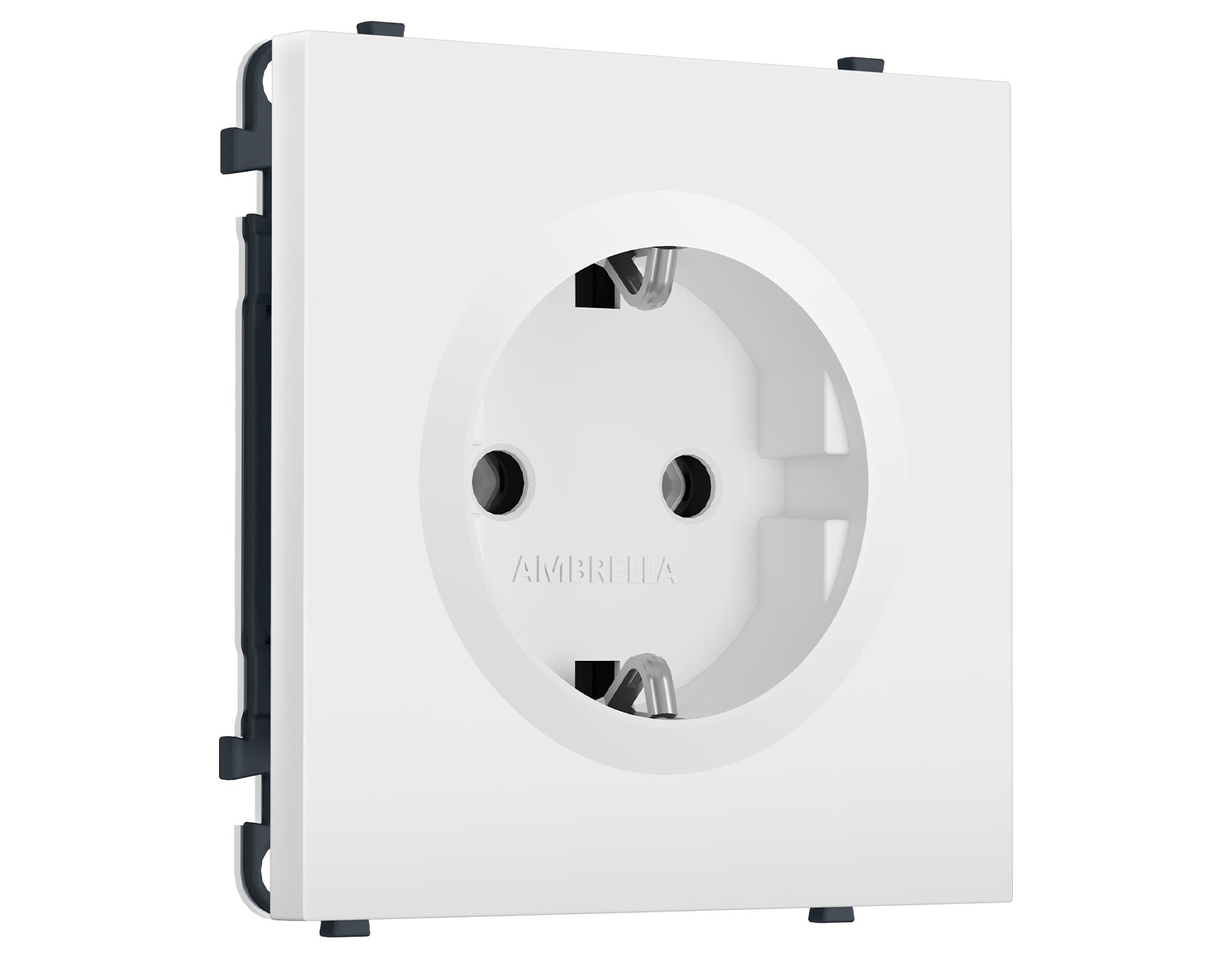 MS126010 MS126010 Комплект механизма электрической розетки SIGMA Белый матовый 50Hz 2P+E с/з 16A-250V QUANT PRO (SP1260, PR141)