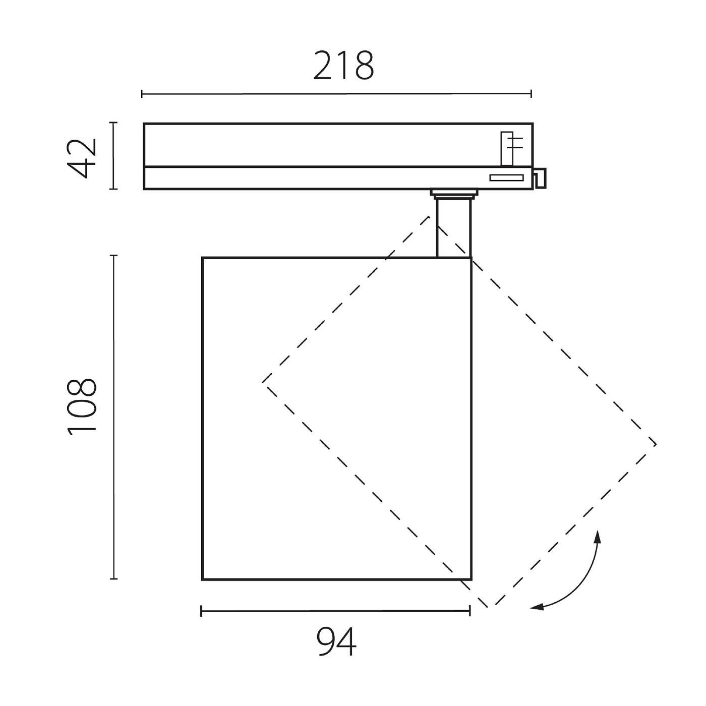 A5447TRIAC Трековый светильник Lightstar Alta Base A5447TRIAC