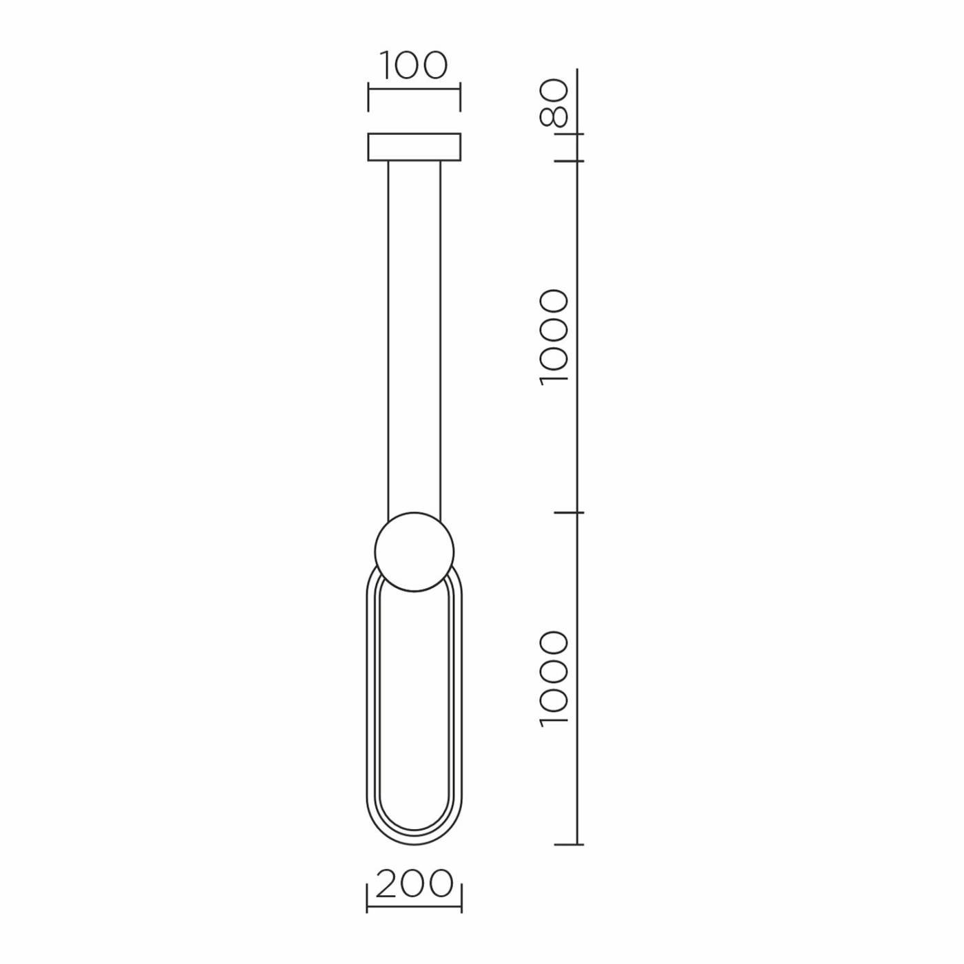8576 BK Подвесной светильник LED4U 8576 BK