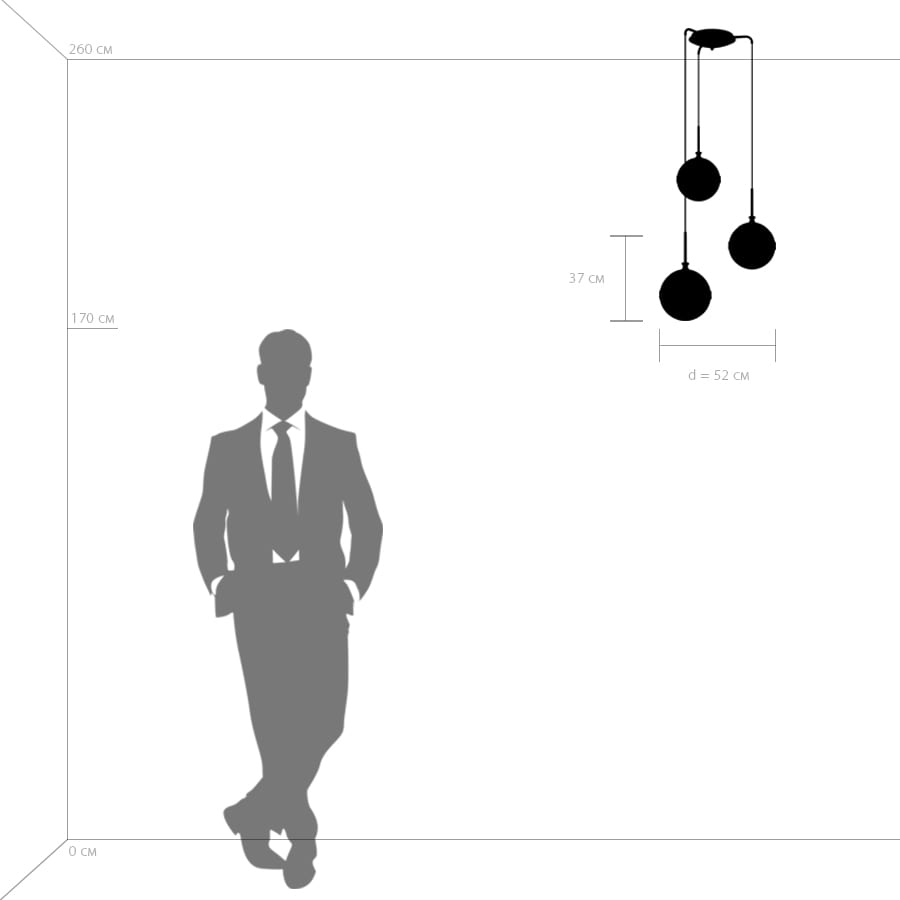 Светильник подвесной Lightstar Globo 813137