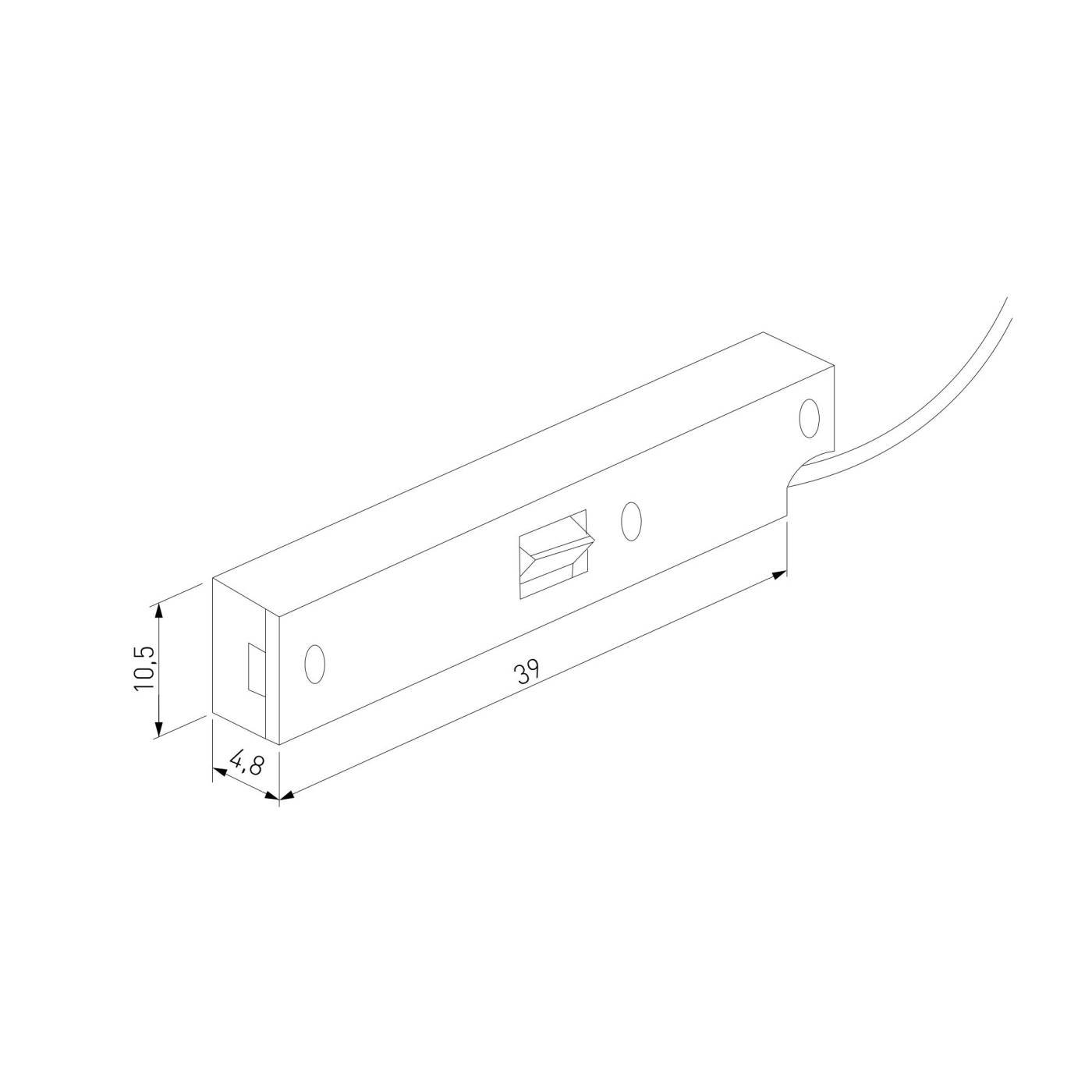 Ввод питания (чёрный) 85172/00_система Мини Ввод питания Elektrostandard Mini Magnetic Mini Magnetic Ввод питания (черный) 85172/00