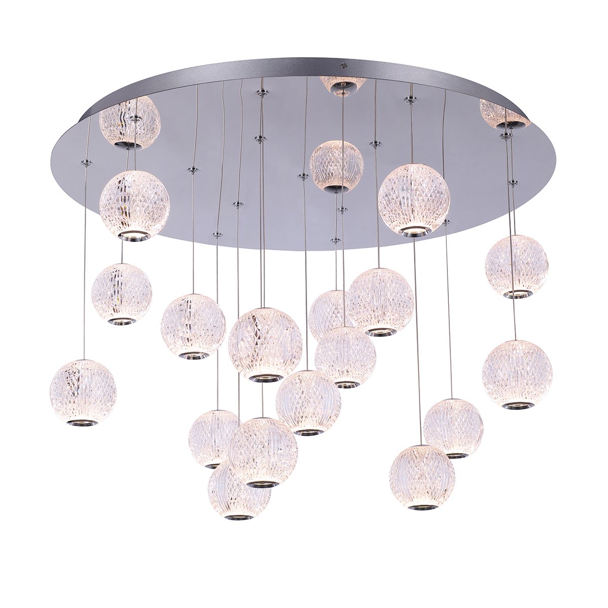 MD20001012-17A chrome Подвесная люстра Delight Collection Elliot Diamante MD20001012-17A chrome