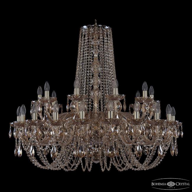 Подвесная хрустальная люстра 1402 Bohemia 1402/20+10/400 G M721