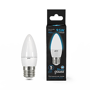 Светодиодная лампа Gauss Black Свеча 103102310