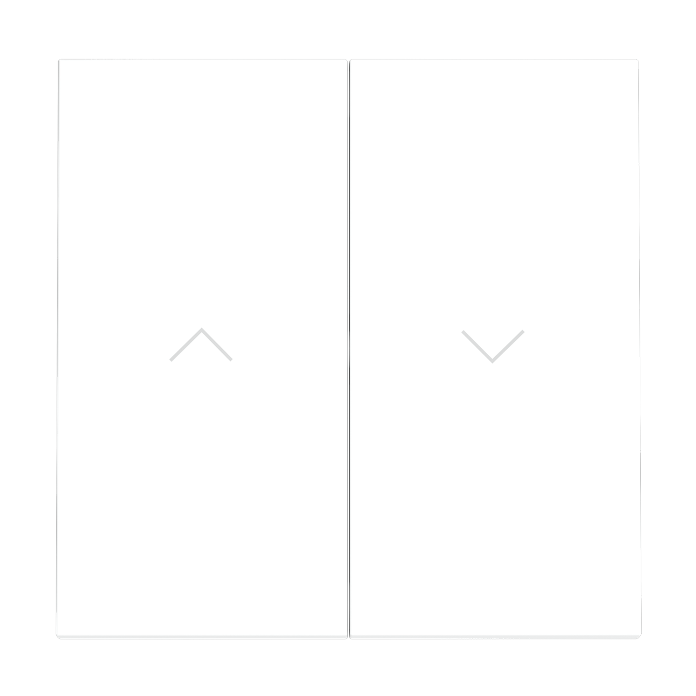 Клавиши для выключателя жалюзи, S70 (белый матовый)