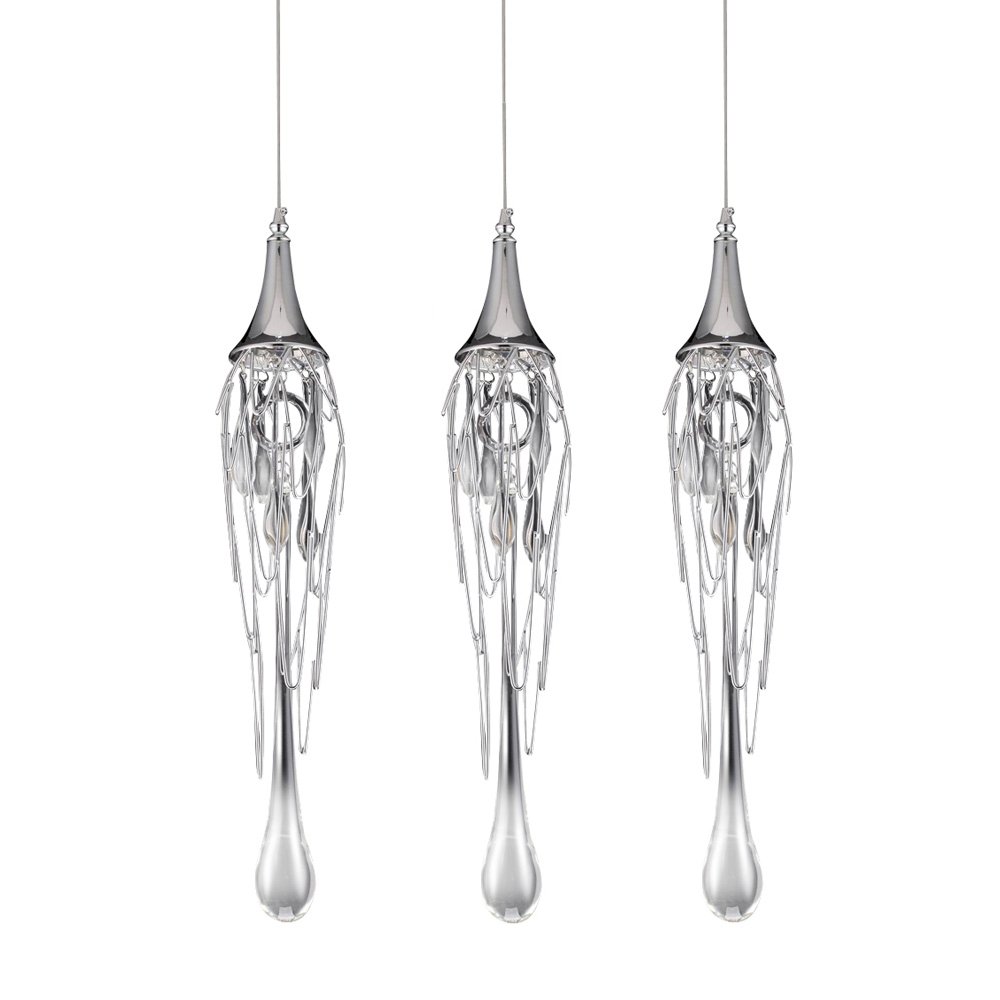 P68009L-3 chrome Светильник подвесной Delight Collection Goddess Tears P68009L-3 chrome