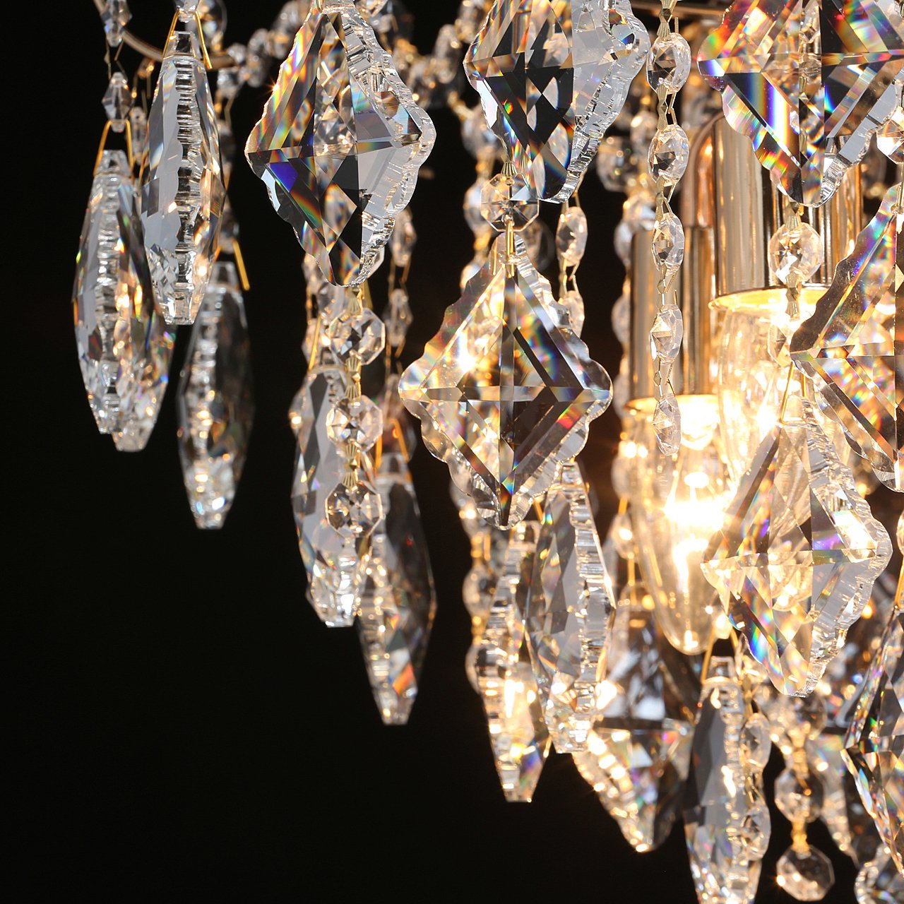 Потолочная хрустальная люстра De Markt Бриз 464019406