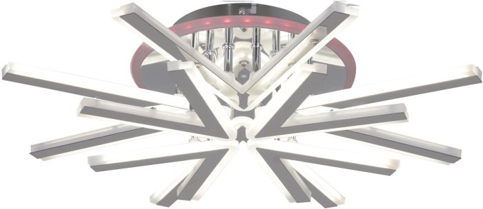 Потолочная люстра 09824-3.3-4+4C CR (RGB)