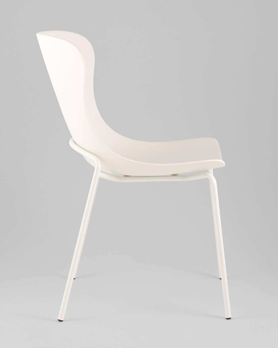 D-025A white Стул пластиковый Stool Group Shaya D-025A white