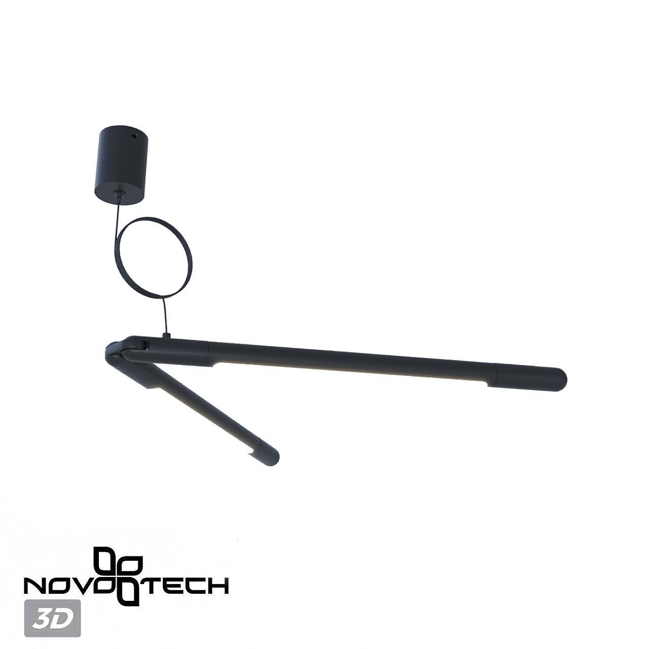 359387 База накладная для ввода питания с гибким угловым соединителем L и проводом-подвесом (длина провод Novotech Glat 359387