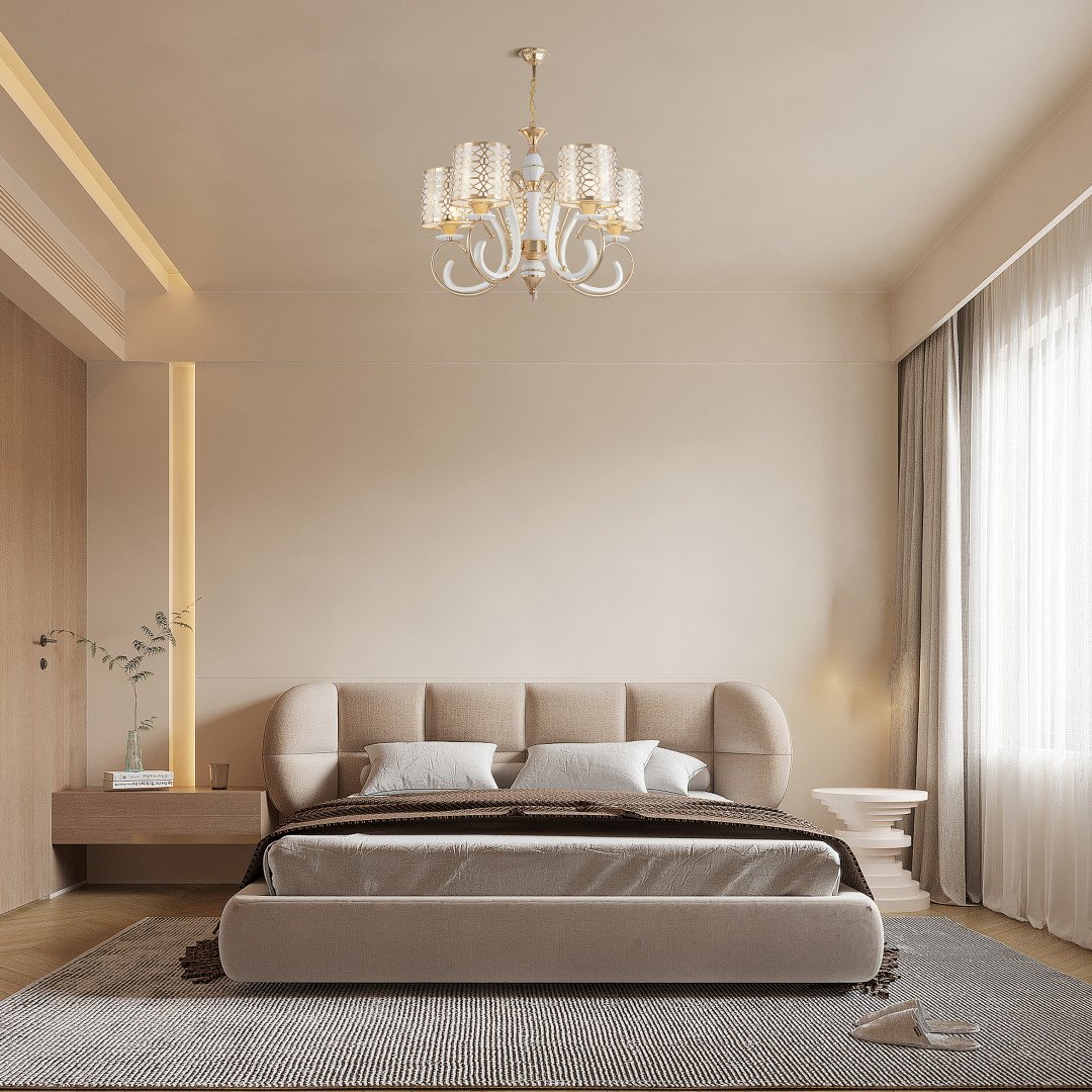 301237/5 Wh/Gd Подвесная люстра Arte Milano Florentia-1237 301237/5 Wh/Gd