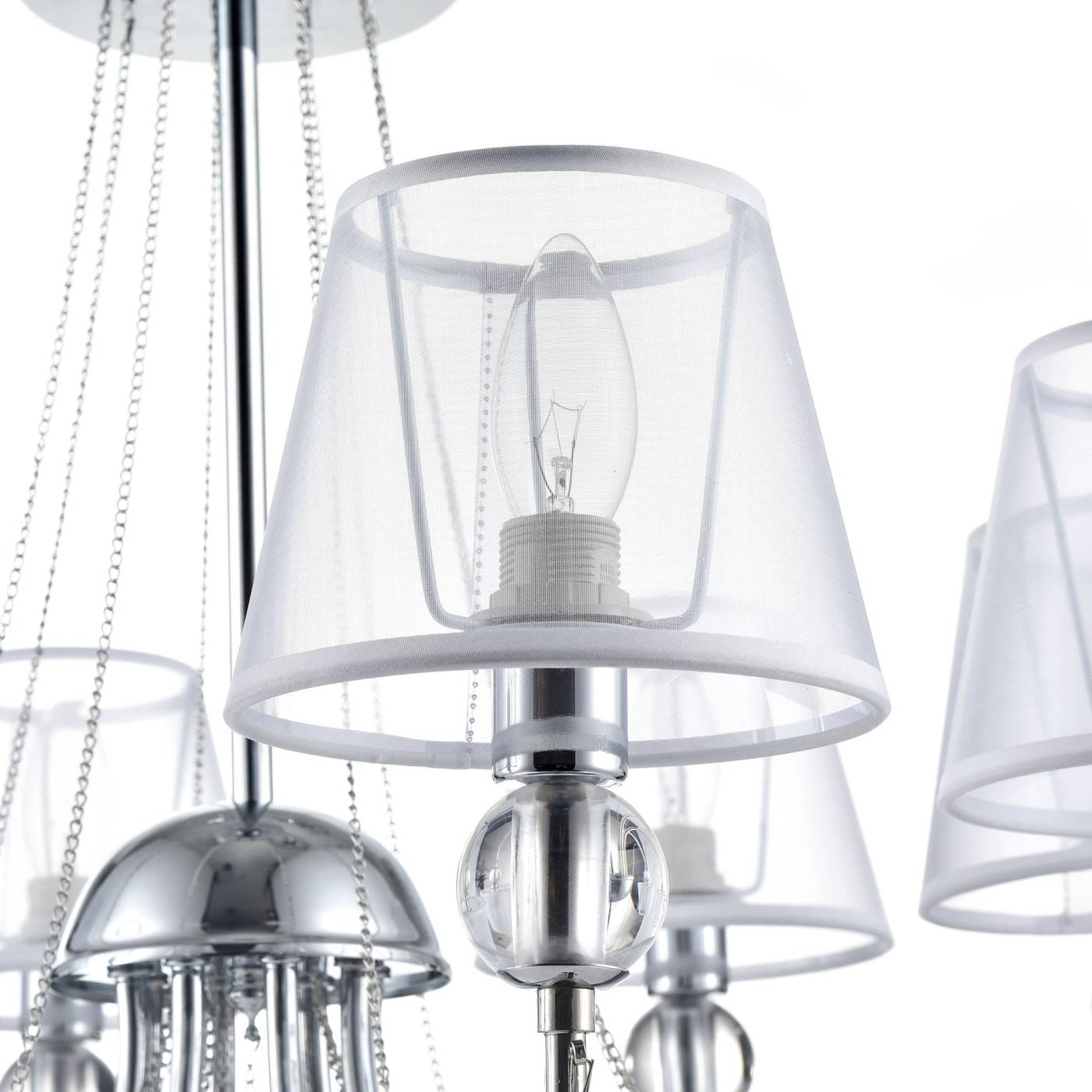 FR5661-PL-08-CH Люстра на штанге Freya Beverly FR5661-PL-08-CH