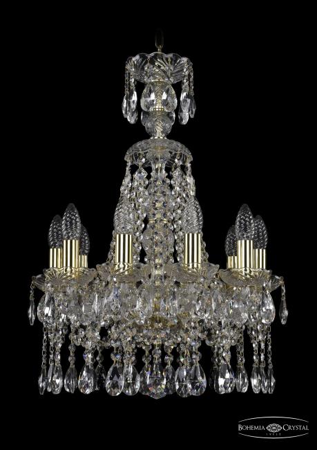 Подвесная хрустальная люстра 1413 Bohemia 1413/10/141/XL-60 G