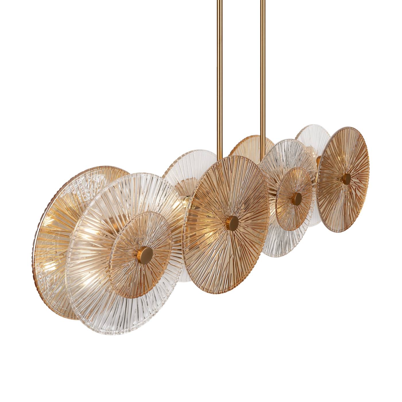 Люстра на штанге Maytoni Aster MOD007PL-08G1