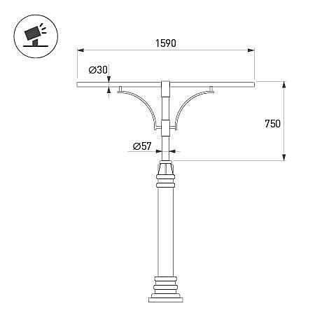 Кронштейн Arlight 051632