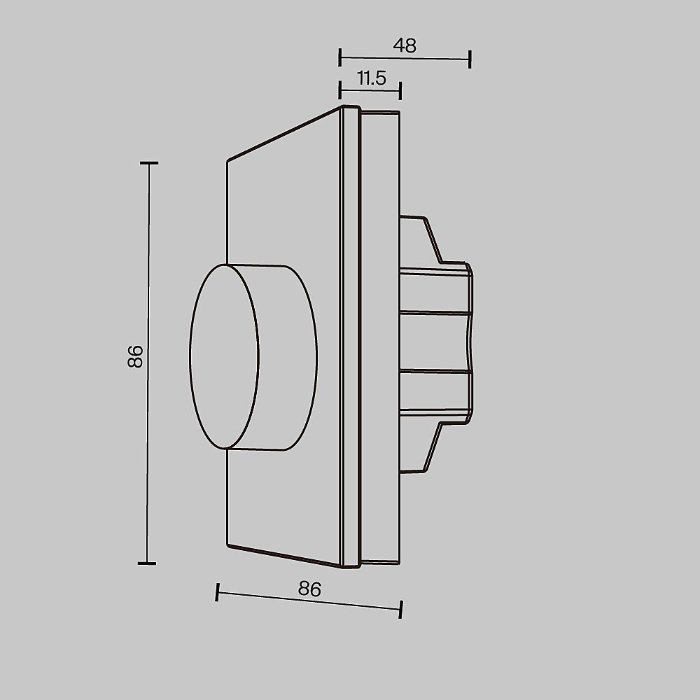 Роторная панель управления Lighting control Maytoni Панели управления 711027
