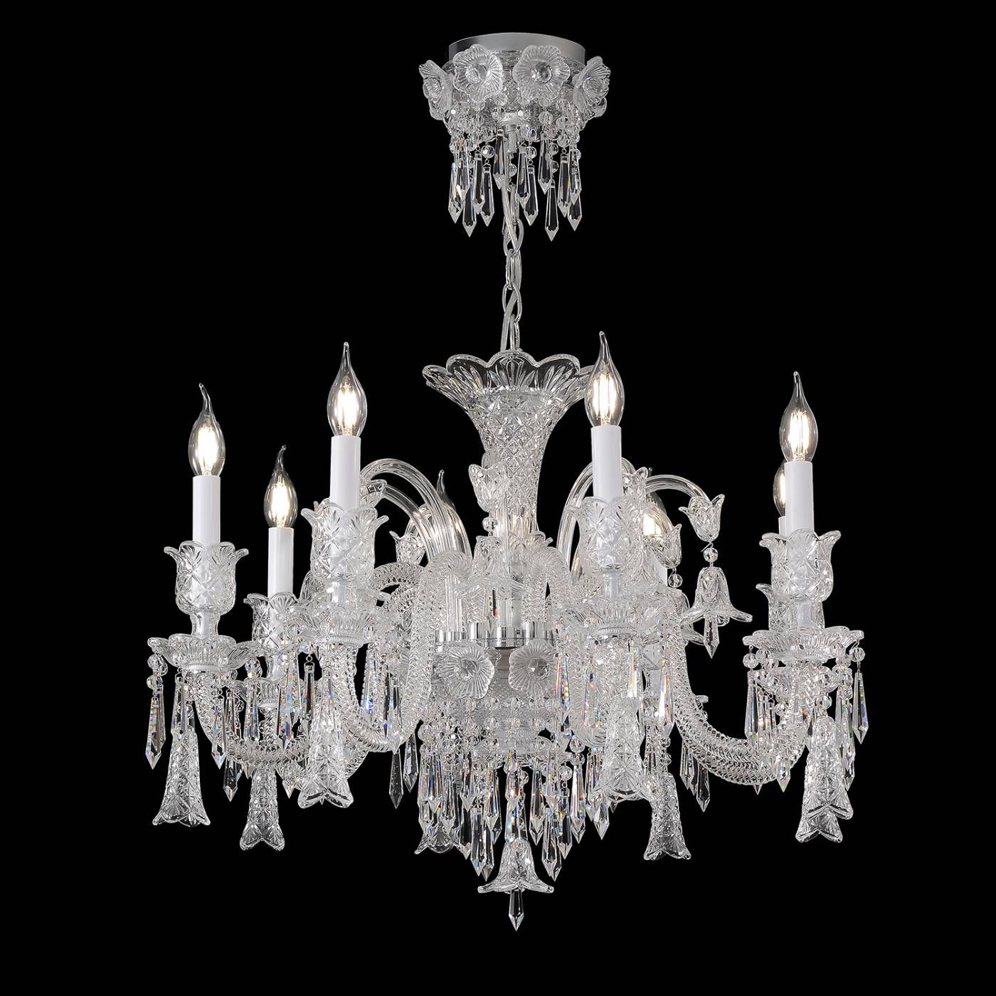 VERSAILLES SP8 CHROME Подвесная люстра VERSAILLES Crystal Lux VERSAILLES SP8 CHROME