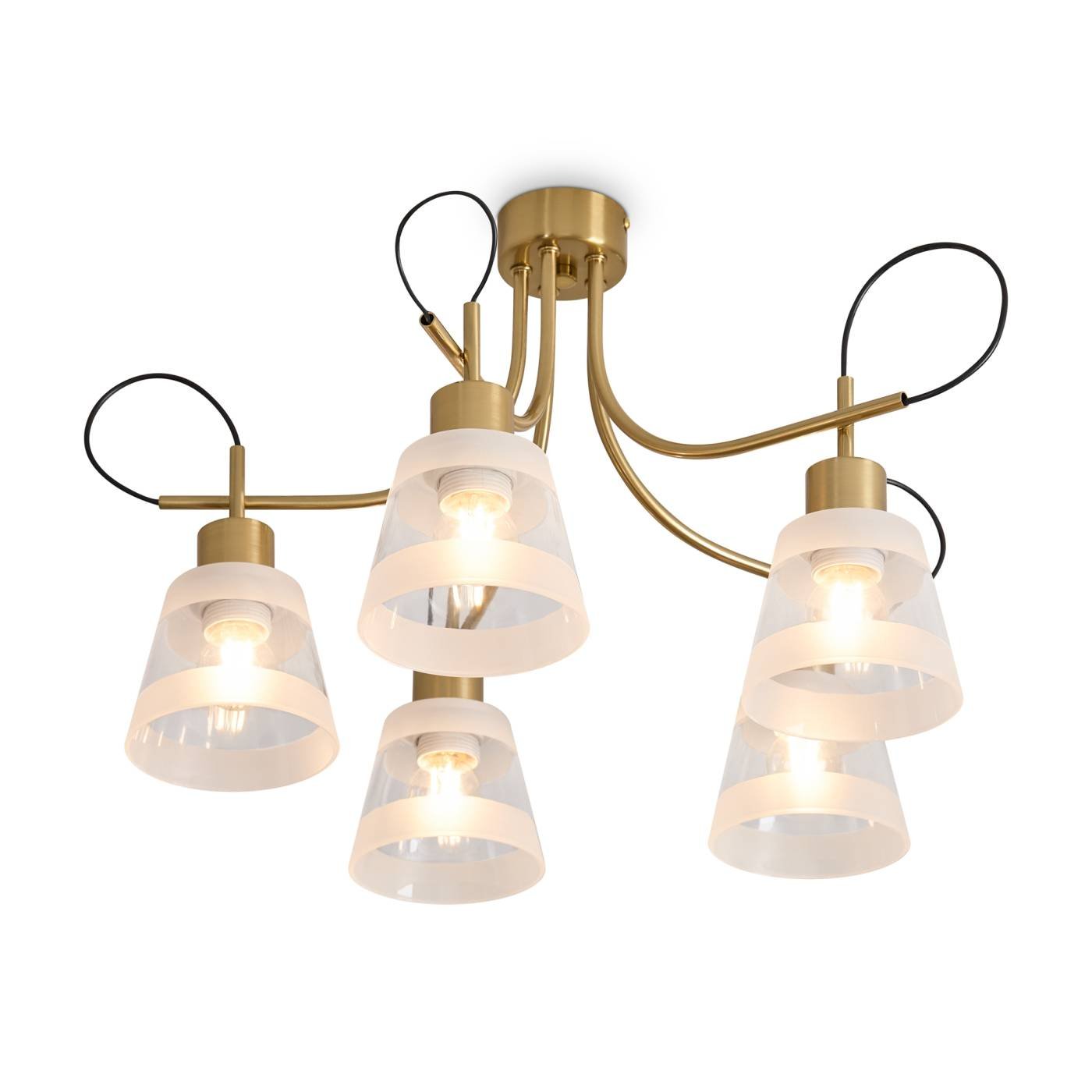 FR5522PL-05BS Потолочная люстра Карамель / Caramel Freya FR5522PL-05BS
