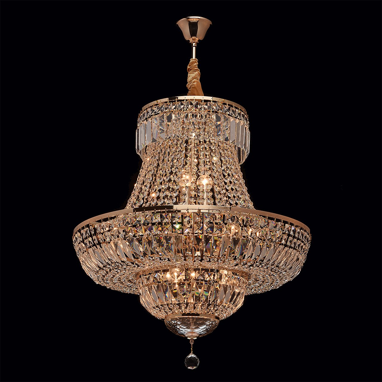 340011409 Подвесная хрустальная люстра Диана Chiaro 340011409