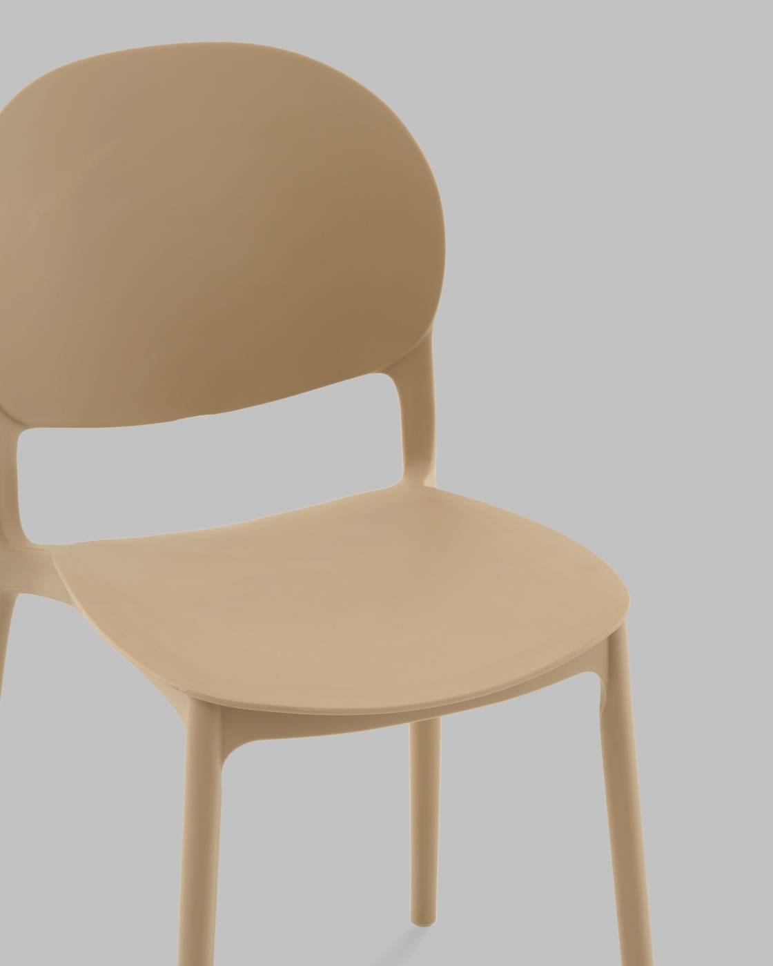 Стул пластиковый Stool Group Briny 8058 beige 66016