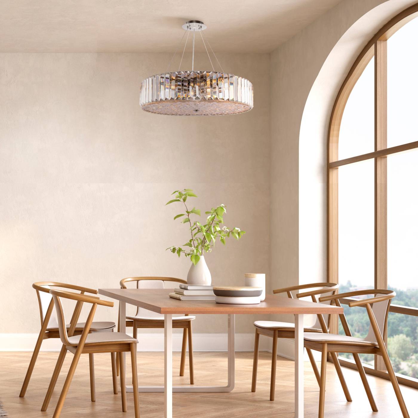 MOD080CL-08CH Подвесная люстра Maytoni Recinto MOD080CL-08CH