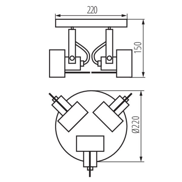 34927 Светильник спот Kanlux Sonda 34927