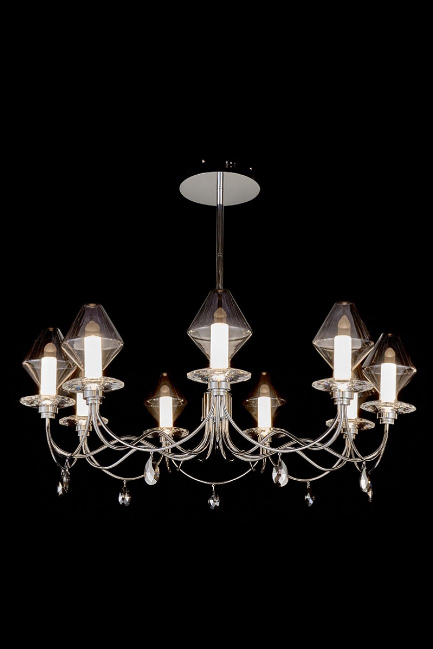LE7721/9 Chrome Потолочная люстра LEON Therese LE7721/9 Chrome