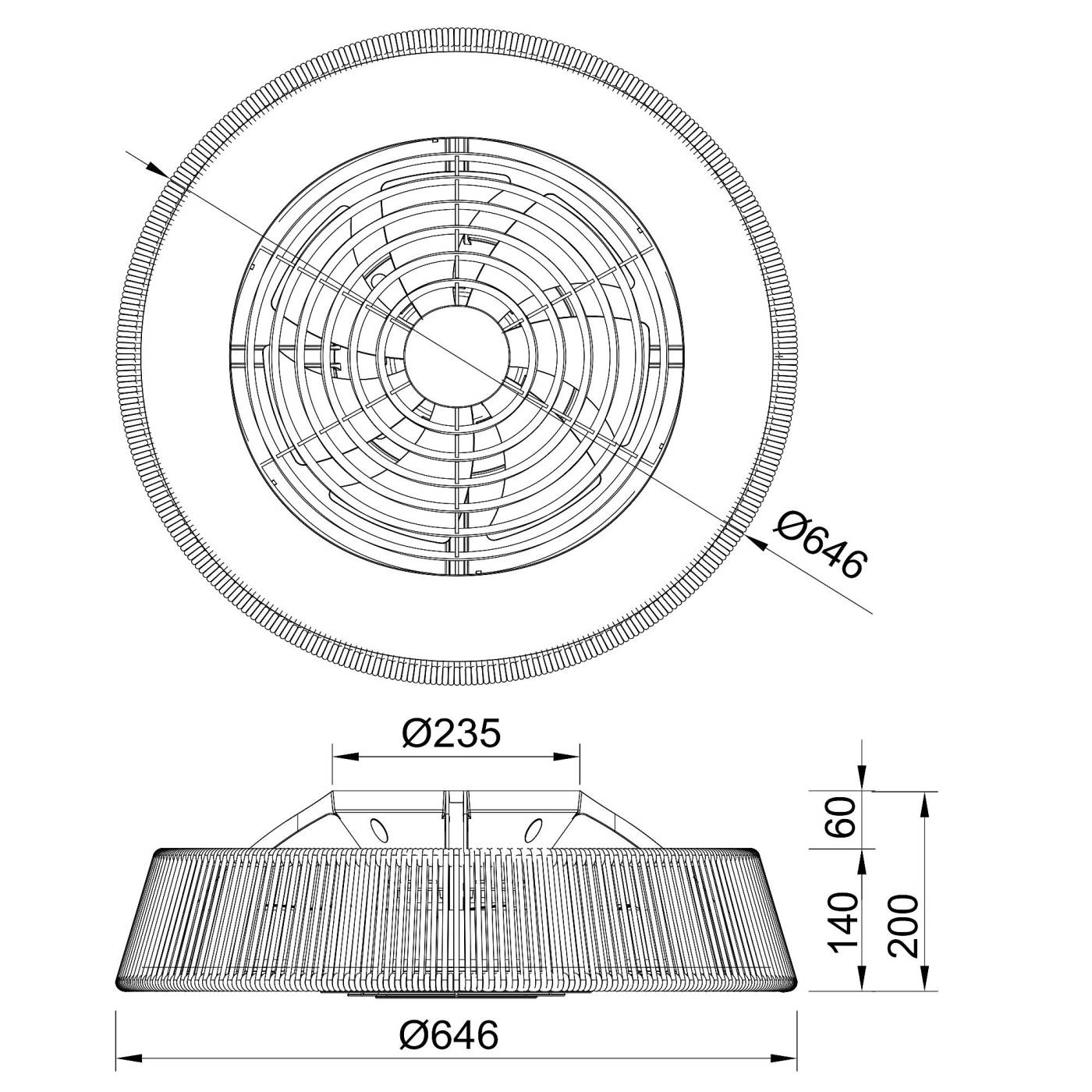 Люстра потолочная-вентилятор Mantra Polinesia 8229