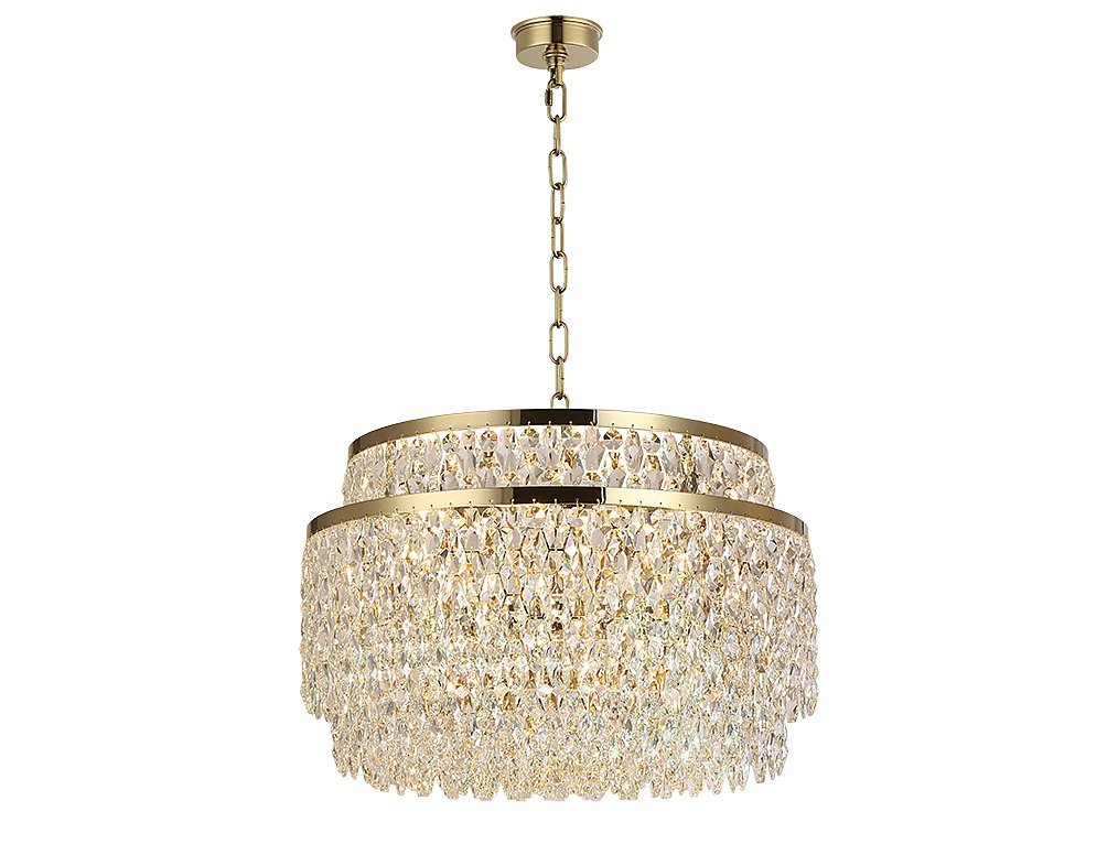 8530/60 C gold polished Подвесная люстра Newport Tiffany 8530/60 C gold polished