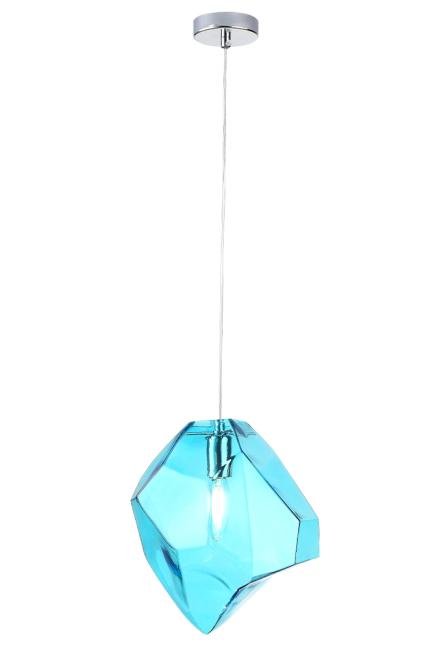 NUESTRO SP1 CHROME/BLUE Светильник подвесной Crystal Lux Nuestro NUESTRO SP1 CHROME/BLUE