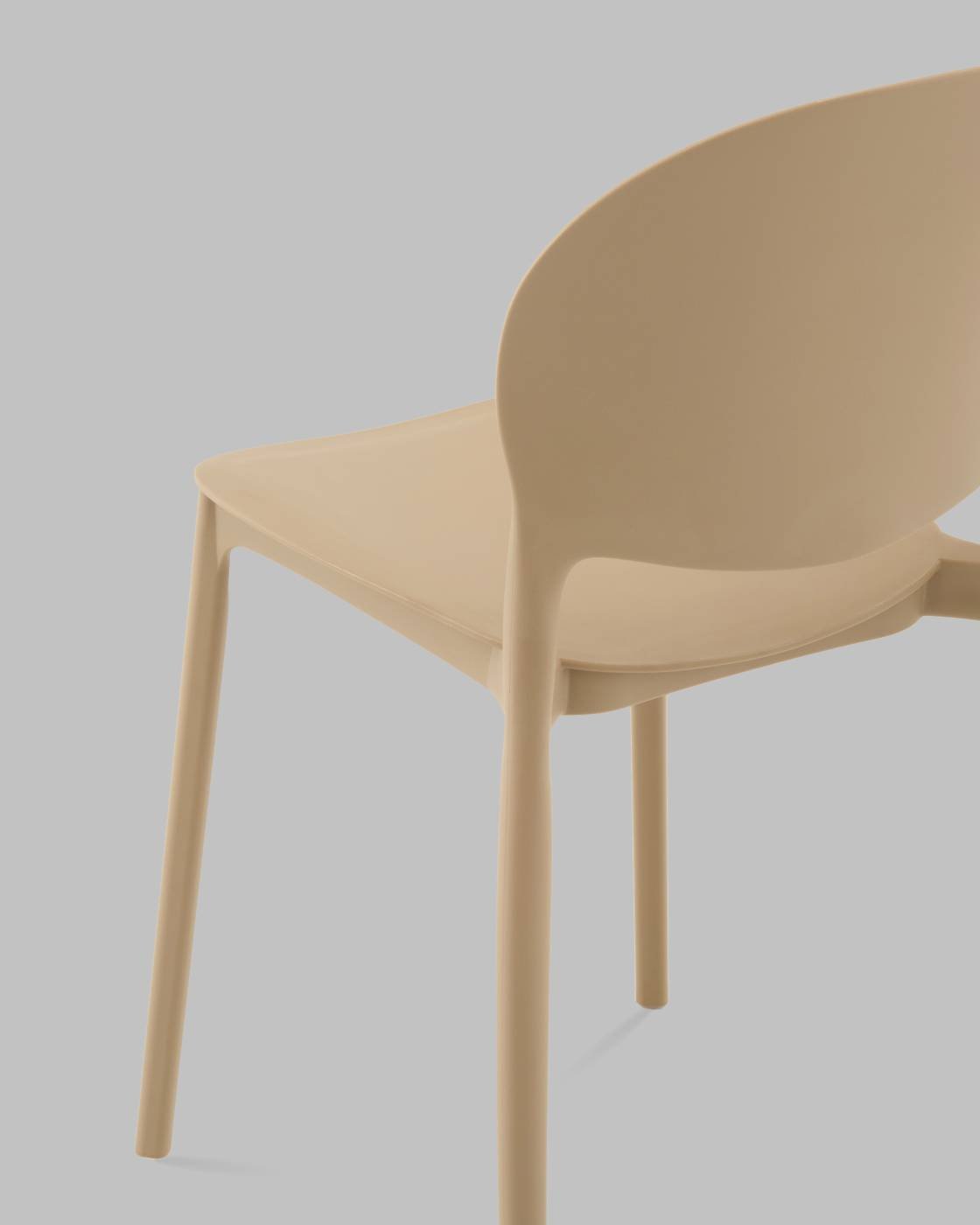 Стул пластиковый Stool Group Briny 8058 beige 66016