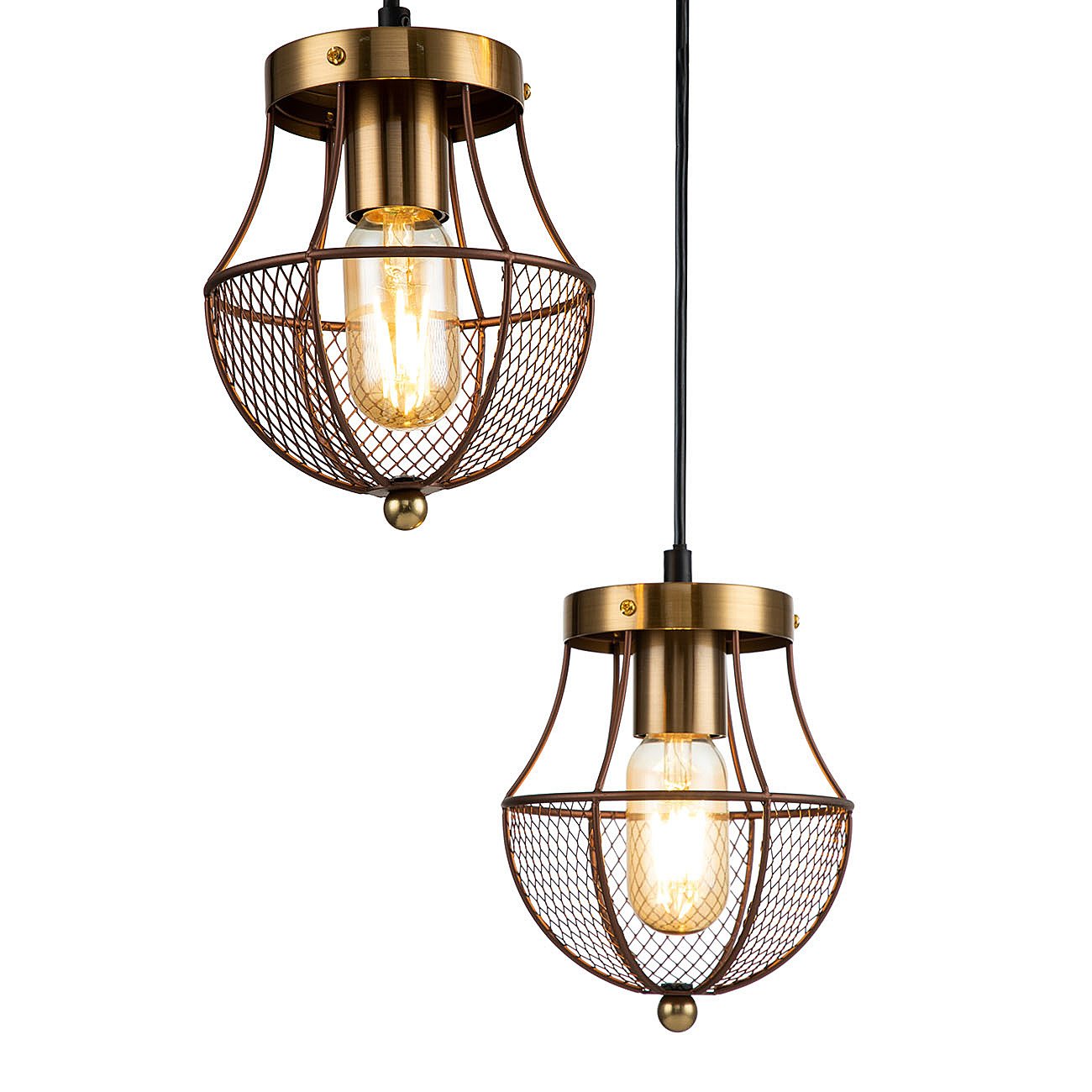 V000189 Светильник подвесной Indigo Pallo 10011/3P Gold V000189