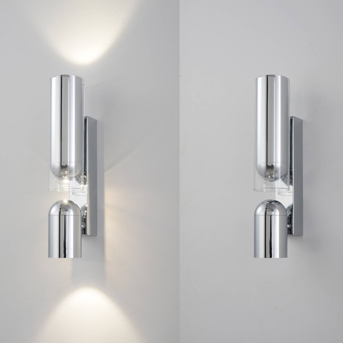 VENTO AP15W LED CHROME Настенный светильник Crystal Lux Vento VENTO AP15W LED CHROME